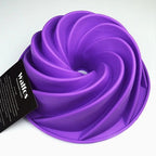 3D Big Swirl Shape Silicone Butter Cake Mould Kitchen Baking Form Tools for Cake Bakery Baking Dish Bakeware Mold Cake Pan - Walfos® Kitchenware