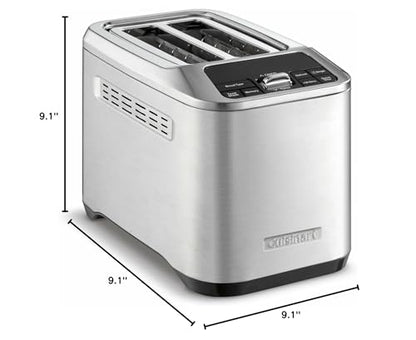 Cuisinart CPT-520 2-Slice Motorized Toaster, Stainless Steel/Black