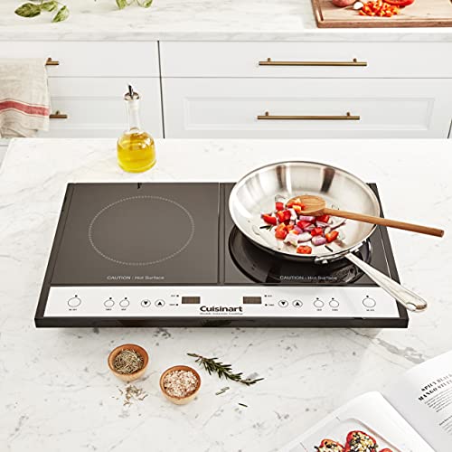 Подвійна індукційна варильна поверхня Cuisinart ICT-60, чорного кольору