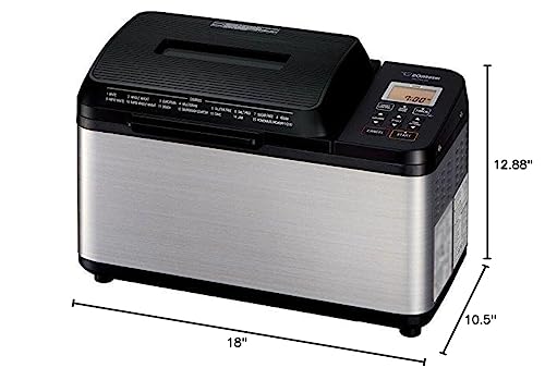 Zojirushi BB-PDC20BA Home Bakery Virtuoso Plus Breadmaker, bochenek chleba o wadze 2 funtów
