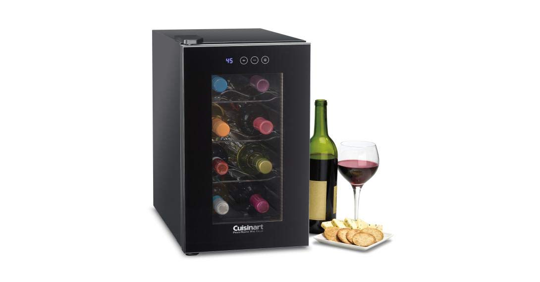 Cuisinart CWC-800CEN 8-Bottle Private Reserve Wine Cellar, Black