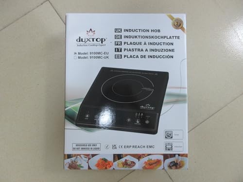 Duxtop 1800W przenośna kuchenka indukcyjna do blatu, palnik czarny 9100MC/BT-M20B
