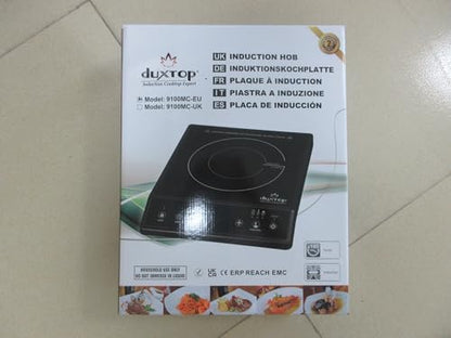 Duxtop 1800W Portable Induction Cooktop Countertop Burner, Black 9100MC/BT-M20B