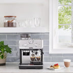 De'Longhi La Specialista Espresso Machine with Grinder, Milk Frother, 1450W, Barista Kit - Bean to Cup Coffee & Cappuccino Maker,Stainless Steel, Black