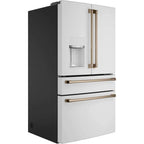 Cafe CVE28DP4NW2 27.8 cu. ft. Smart 4-Door French Door Refrigerator in Matte White, Fingerprint Resistant and ENERGY STAR