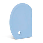 Sapid Flexible Curved Edge Silicone Bowl Scraper(5.98"x4.3"), Food Grade Dough Scraper for Baking Sourdough Bread, Cake, Multipurpose Kitchen Dish Scrapers, Easy to Clean (1, Gray)