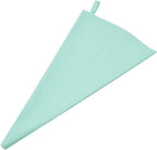 Silicone Pastry Bags, 5 Sizes Reusable Icing Piping Bags Baking Cookie Cake Decorating Bags (10"+12"+14"+16"+18"), 5 PCS Icing Cream Frosting Bags,DIY Kitchen Tool,Green
