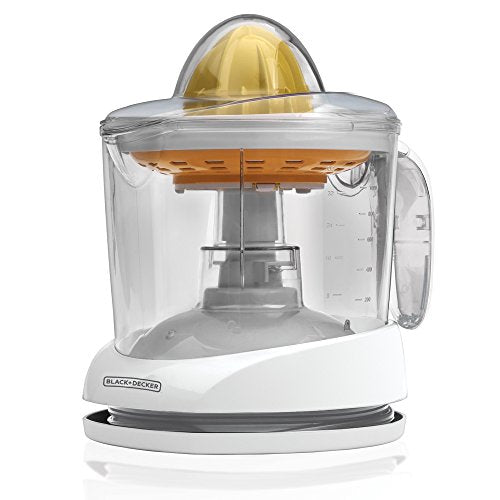Електрична соковижималка для цитрусових BLACK+DECKER 32oz, CJ625, активується тиском, регульований контроль м'якоті, можна мити в посудомийній машині