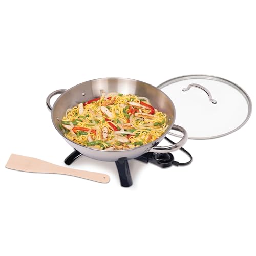 Presto 5900 1500-Watt Stainless-Steel Electric Wok