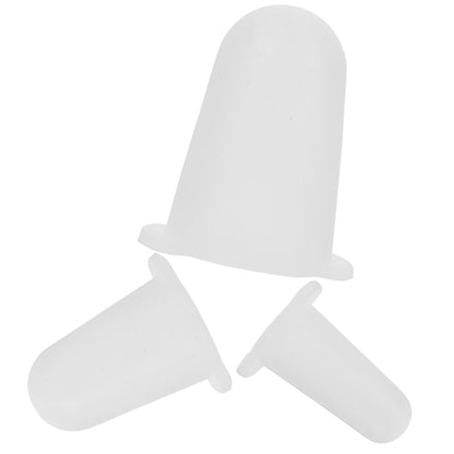 15 Pcs Protective Cap for Piping Tips Cake Frosting Tip Covers Pipping Tip Protection Covers Cake Piping Tip Covers Piping Tip Sleeves Pastry Bag Medium and Small White