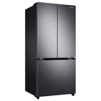 Холодильник SAMSUNG RF18A5101SG з французькими дверцятами, 18 куб. футів, Smart Counter Depth, чорний, з нержавіючої сталі