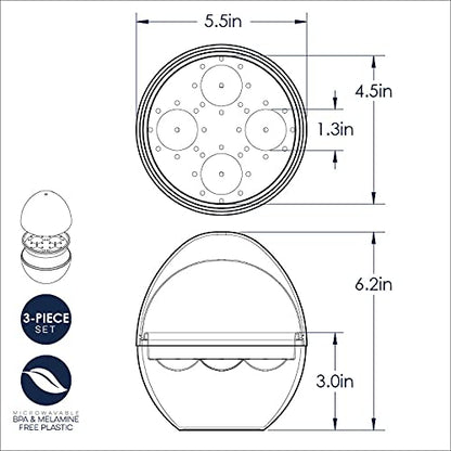 Nordic Ware Kitchen & Dining Microwave Egg Boiler, 4 Capacity, White