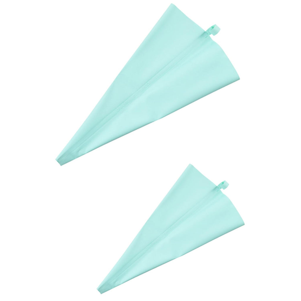 Silicone Pastry Bags, 5 Sizes Reusable Icing Piping Bags Baking Cookie Cake Decorating Bags (10"+12"+14"+16"+18"), 5 PCS Icing Cream Frosting Bags,DIY Kitchen Tool,Green