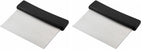 Winco Stainless Steel Dough Scraper with Wood Handle