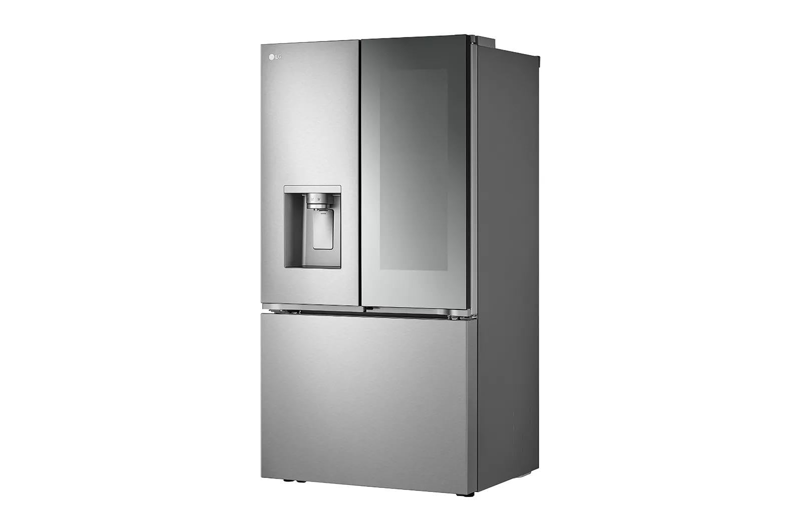 Холодильник LG LRYKC2606S, 26 куб. футів, з французькими дверцятами, розумним дзеркалом InstaView® Counter-Depth MAX™ та чотирма видами льоду