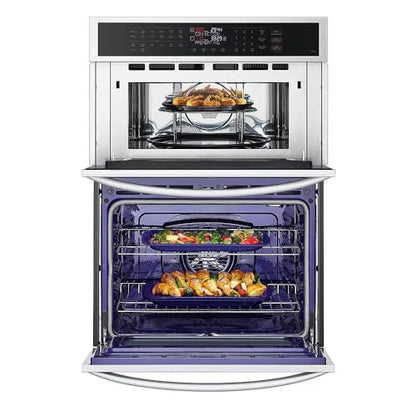 LG WCEP6423F 30 Inch Smart 6.4 cu. ft. Total Capacity Electric Combination Double Wall Oven with Wi-Fi