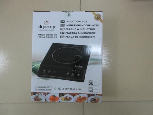 Duxtop 1800W przenośna kuchenka indukcyjna do blatu, palnik czarny 9100MC/BT-M20B