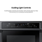Samsung NV51K6650DG/AA 30" Smart Steam Cook, czarny piekarnik ścienny ze stali nierdzewnej z podwójną ścianą