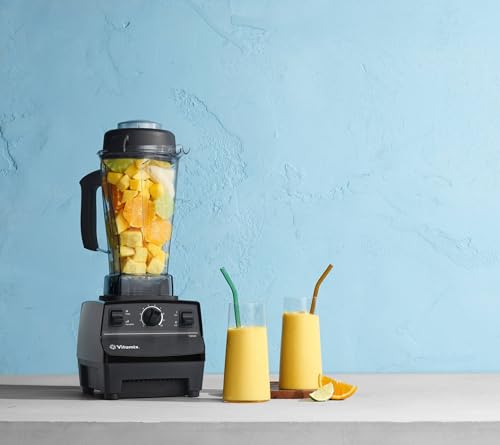 Блендер Vitamix 5200, професійного класу, контейнер, самоочисний, 64 унції, чорний/сірий