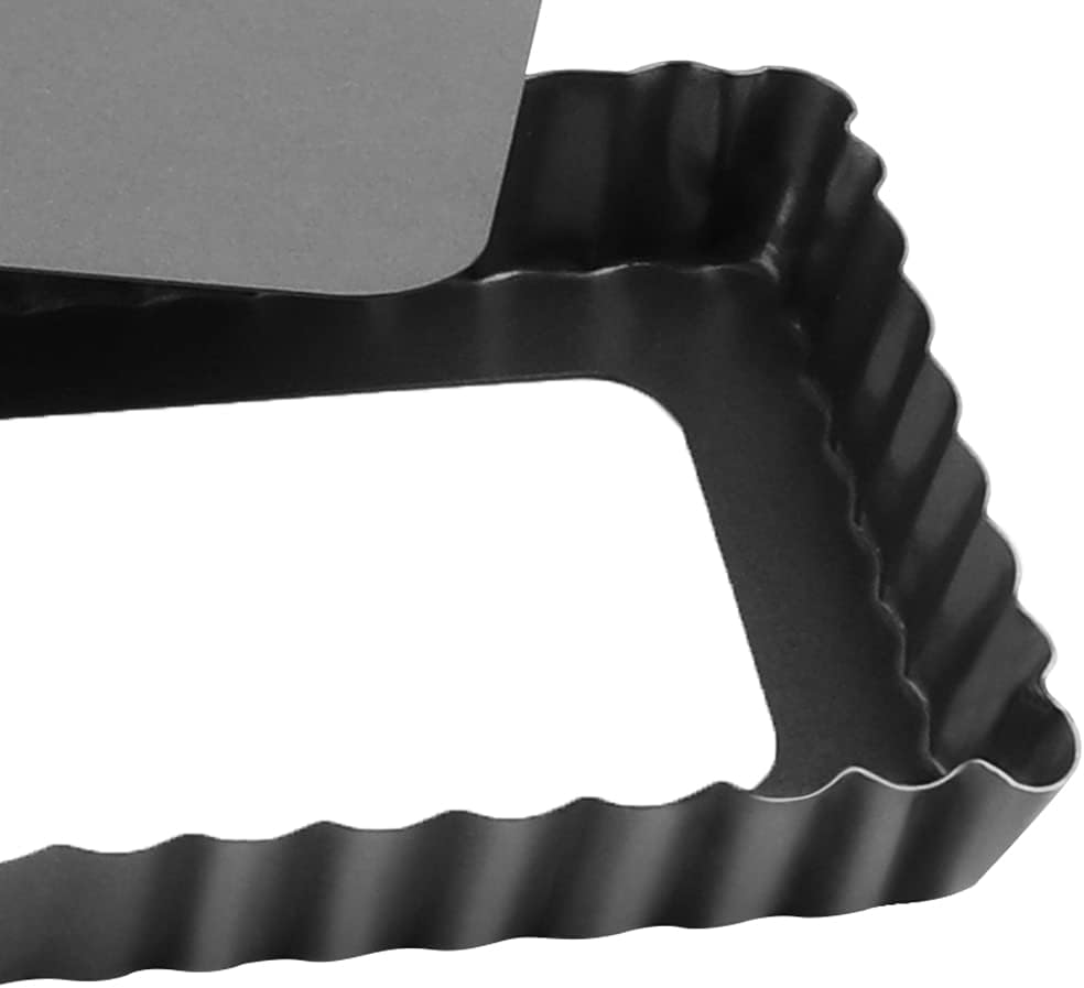 Rectangular Tart Pan 14 Inch Nonstick Quiche Pie Pan with Removable Bottom Tart Pan for Pies, Quiche Bakeware, Cheese Cakes, Desserts