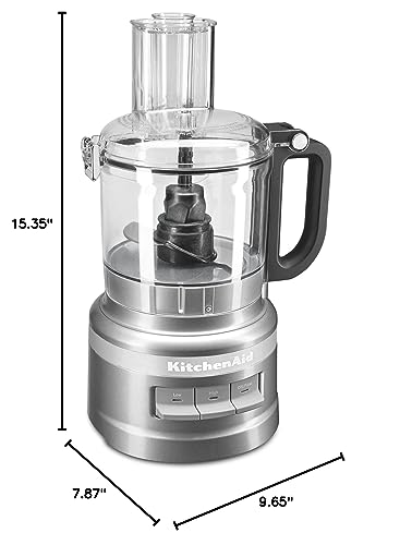 KitchenAid KFP0718CU Food Processor, 7 Cup, Contour Silver