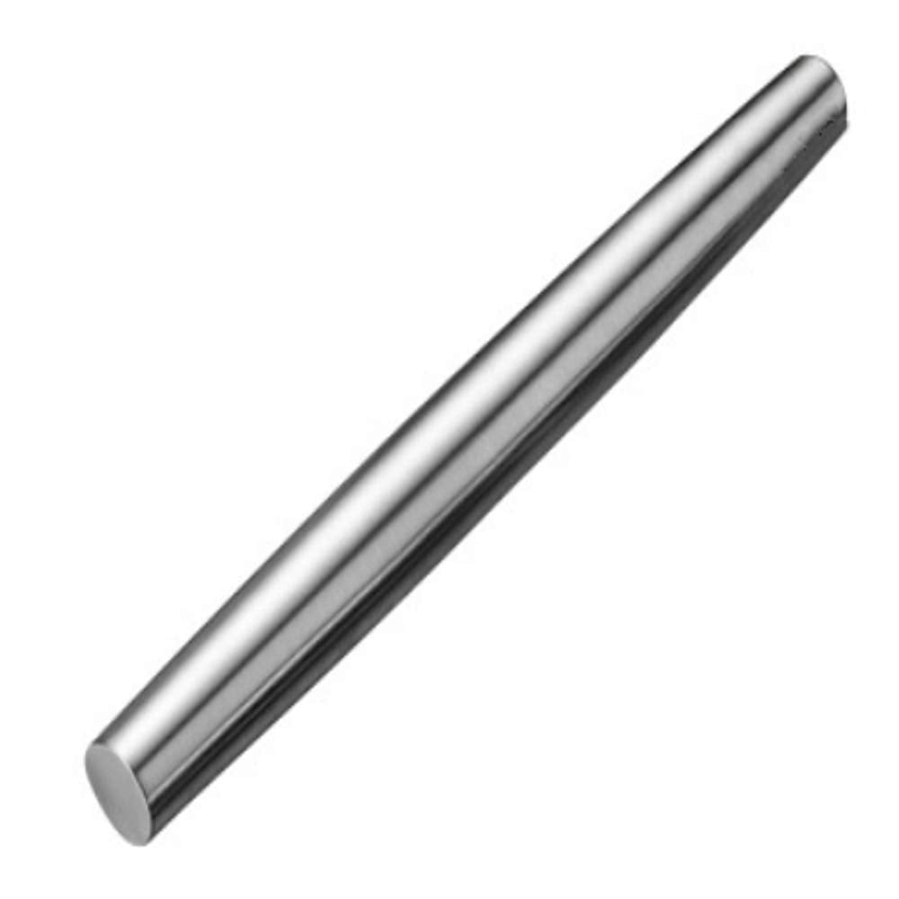 Smooth Stainless Steel Rolling Pin for Baking Fondant, Pizza, Pie, Pastry, Pasta, Dough, Cookies (12.8in)