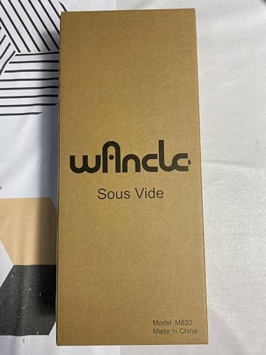 Sous Vide, Wancle Sous Vide Cooker 1100W IPX7 Waterproof Thermal Immersion Circulator With Reservation Function, Easy to store