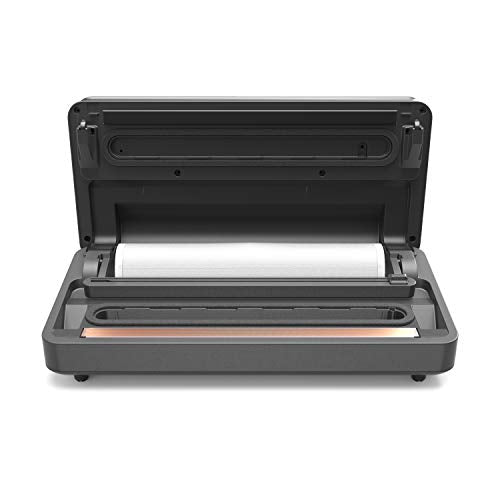 Zgrzewarka próżniowa Anova Culinary Precision Vacuum Sealer Pro, zawiera 1 rolkę worka, do gotowania metodą sous vide i przechowywania żywności, czarna, średnia