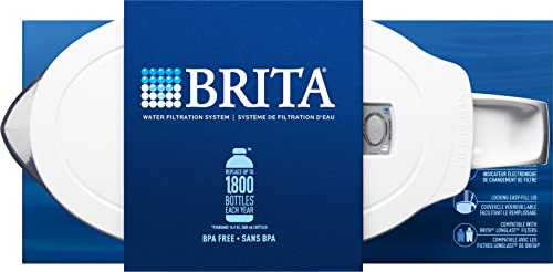 Brita Metro Water Filter Pitcher, BPA-Free Water Pitcher, Replaces 1,800 Plastic Water Bottles a Year, Lasts Two Months or 40 Gallons, Includes 1 Filter, Kitchen Accessories, Small - 6-Cup Capacity