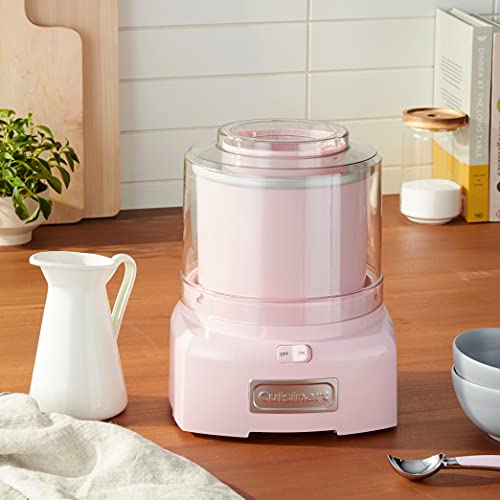 Cuisinart ICE-21PKP1 Frozen Yogurt - Ice Cream & Sorbet Maker, Pink, 1.5 Quart