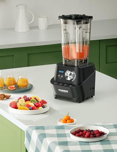 Nuwave Infinity Commercial Blender, Heavy-Duty Smoothie Blender w/ 2.5HP Copper Motor & Laser-Cut Blades, Last 100 Years, Quick Ice Crushing, 64oz Tritan Jar, NSF Certified, 10 Speeds, Self-Cleaning