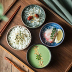 45-inch Rice Bowl Round Japanese Style Japanese Style Ramen Bowl Soup Bowl - Walfos® Kitchenware