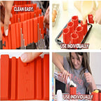 4 Pcs/Set Silicone Bakeware Magic Snake Cake Mold Pan DIY Baking Square Rectangular Heart Shape Round Cake Mould Pastry Tools - Walfos® Kitchenware
