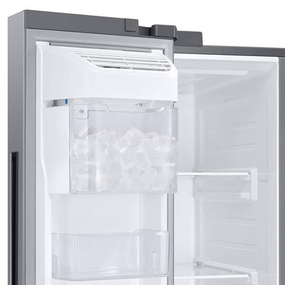 SAMSUNG RS28A500ASR 28 Cu. Ft. Stainless Steel Side-by-Side Smart Refrigerator