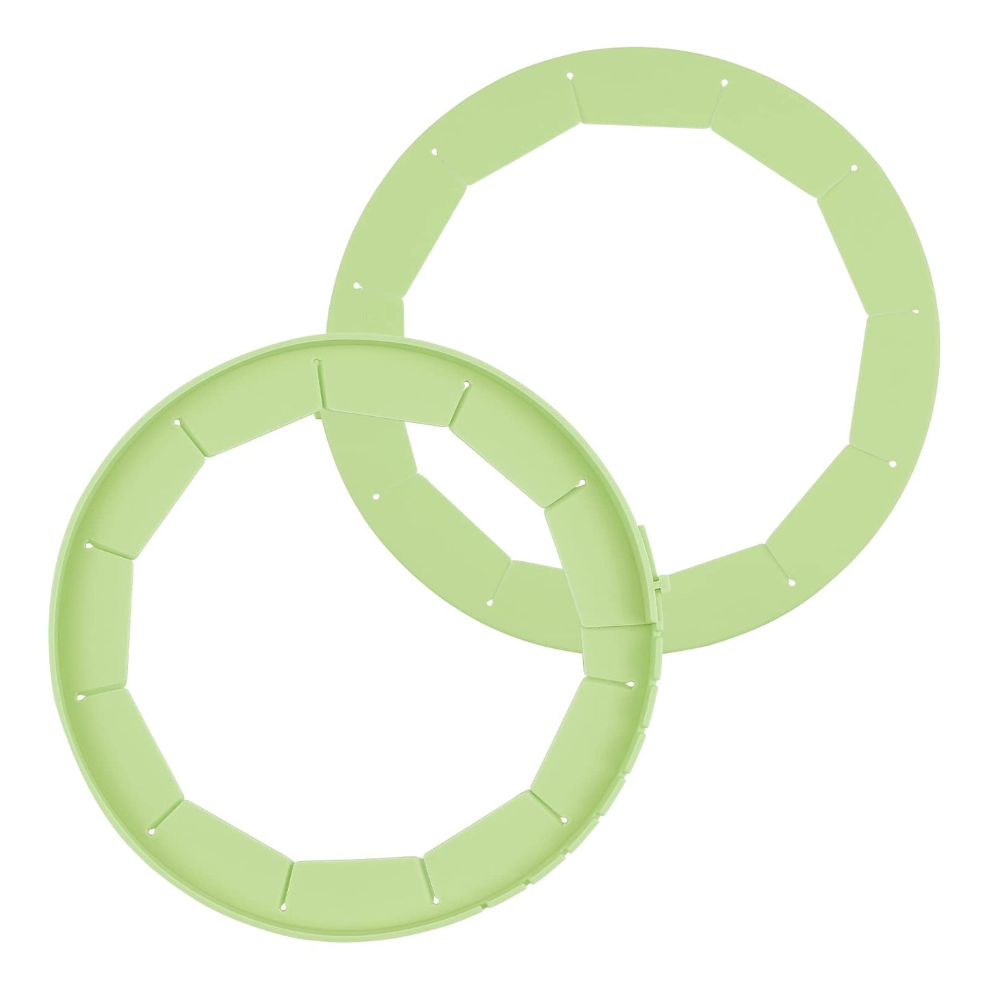 Silicone Pie Crust Shield, Adjustable Bake Crust Protector, Heavy Duty Pie Crust Edge Shield Cover Pie Ring for Crust Pie Saver, Pie Crust Kit for Baking Pie Pizza Fits 8-10.5” Pie Pans