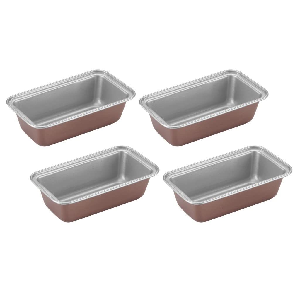 Cuisinart CMBM-4LP Mini Loaf Pan 4 Count (Pack of 1)