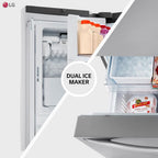 LG LRFLC2706S 27 Cu. Ft. French Door Smart Lodówka w stali nierdzewnej