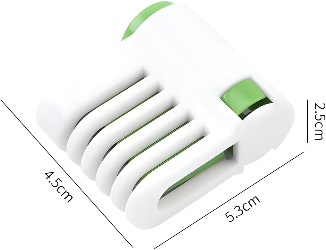 2PCS DIY Cake Slicer, Stratification Auxiliary Bread Slice, Toast Cut, 5 Layers Leveler Slicer, Kitchen Fixator Tool Green