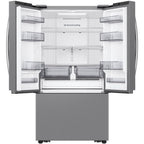 SAMSUNG RF32CG5100SR 32 Cu. Ft. Stal nierdzewna 3-drzwiowa inteligentna lodówka z drzwiami francuskimi