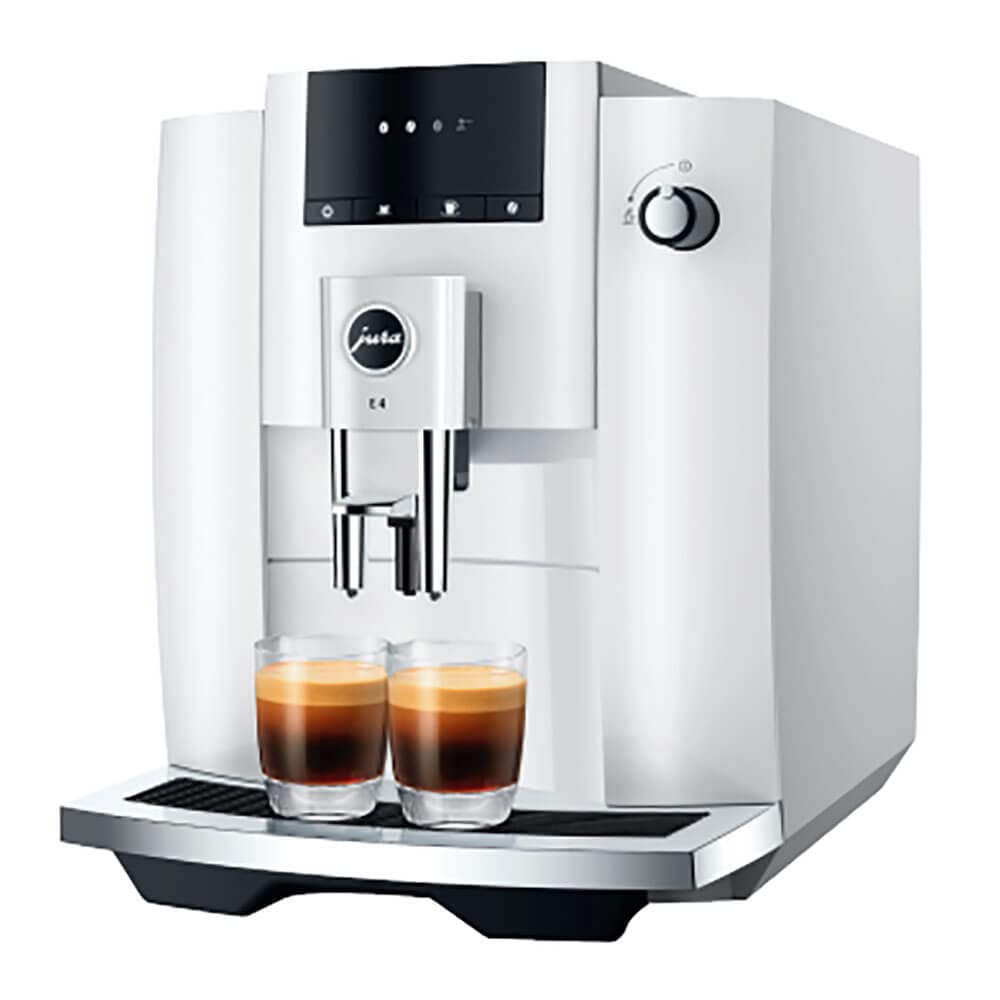 Jura E4 Piano White Automatic Coffee Machine