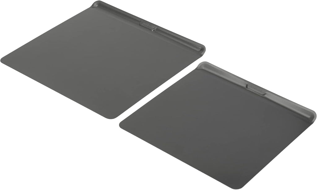 GoodCook AirPerfect Non-Stick Air Insulated Cookie Sheet Set, 2 Piece - Large 16” x 14” & Medium 14” x 12” - Carbon Steel Cooking Pans, Bakeware Set, Cookie Sheets for Baking, Oven Pan Set
