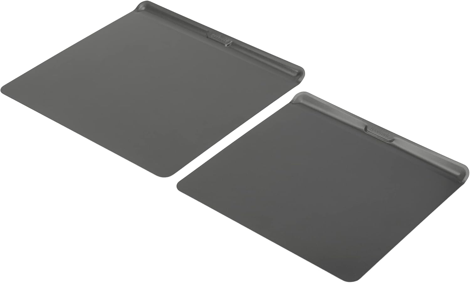 GoodCook AirPerfect Non-Stick Air Insulated Cookie Sheet Set, 2 Piece - Large 16” x 14” & Medium 14” x 12” - Carbon Steel Cooking Pans, Bakeware Set, Cookie Sheets for Baking, Oven Pan Set