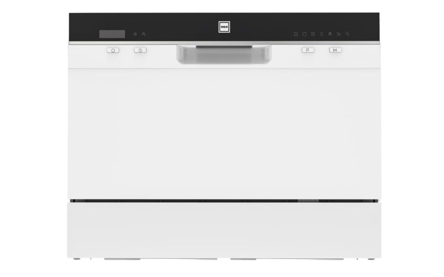 HAMILTON BEACH HBDW3208 RCA RDW3208 Counter Top Dishwasher, 6 Place Settings, Portable, White