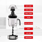 Luukmonde Electric Citrus Juicer 1.2L Large Volume, Orange Juicer with Powerful Motor and LED Working Lamp, Electric Lemon Squeezer for Orange Lemon Lime Grapefruit, Black