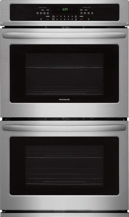 Frigidaire FFET3026TS 30 Inch 9.2 cu. ft. Total Capacity Electric Double Wall Oven with 4 Oven Racks, in Stainless Steel