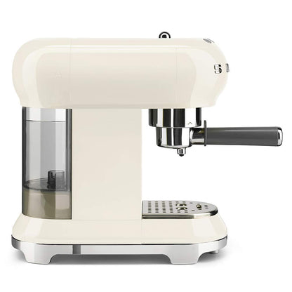 Smeg ECF01CRUS Espresso Coffee Machine, One Size, 1L, Cream