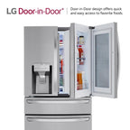 30 кубічних футів. Розумний холодильник InstaView™ Door-in-Door® з підтримкою Wi-Fi та льодогенератором Craft Ice™.