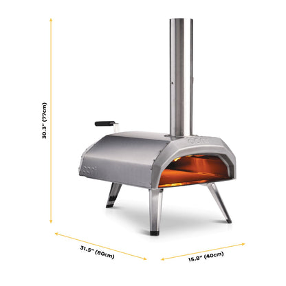 Ooni Karu 12 Multi-Fuel Pizza Oven - Ultimate Pizza Oven Bundle - Save 10% on Karu 12 Gas Burner, Cover and 12" Perforated Peel