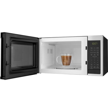 GE Smart Countertop Microwave Oven | Complete with Scan-to-Cook Technology and Wifi-Connectivity | 0.9 Cubic Feet Capacity, 900 Watts | Home & Kitchen Essentials | Stainless Steel