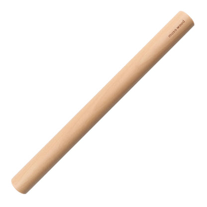 Muso Wood Wooden French Rolling Pin for Baking, Beech Wood Tapered Rolling Pin for Fondant Pie Crust Cookie Pastry(French 15.75-Inch)